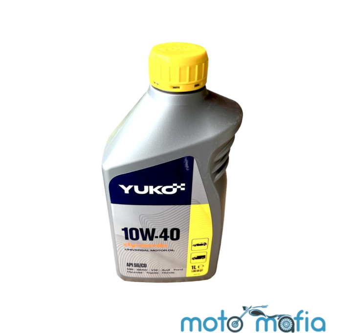 Масло YUKO DYNAMIC 10W-40 4T.(1 литр)