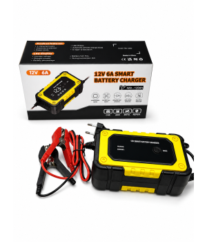 Зарядное устройство для аккумуляторов Smart Charger 12V 6A.