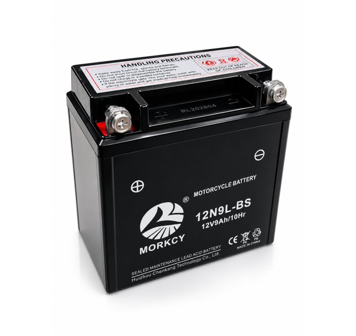 Аккумулятор гелевый высокий 12V9A  MORKCY. (12N9L-BS)
