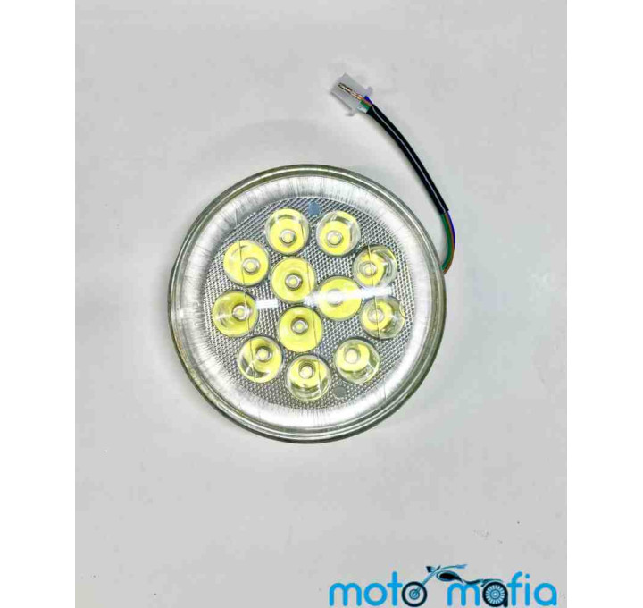Вставка фары LED мото 12 диодов