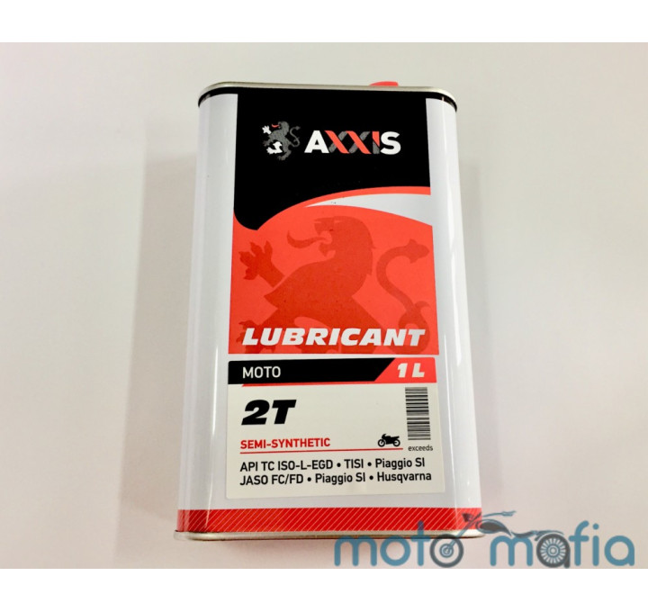 Масло AXXIS 2T полусинтетика (1 литр)