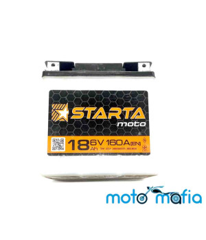 Аккумулятор 6V18A сухо заряженный "STARTA" плоская клемма под болт. Производство Украина.