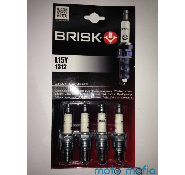 Свеча BRISK L15Y для автомобилей (4 штуки)