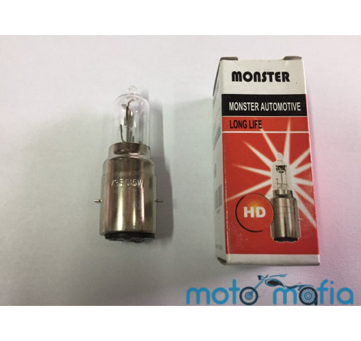Лампа фары ВА20D, 12V 35/35W китаец, галогенка